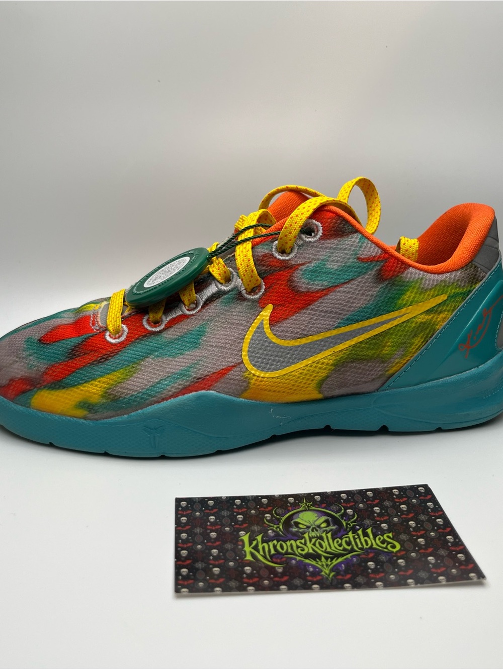 Nike Kobe VIII (PS) Multicolor Colorblock Low Top Lace-Up Sneaker size 1.5Y